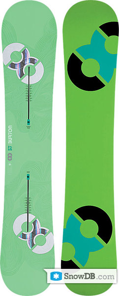 Snowboard Burton X8 2008/2009 :: Snowboard and ski catalog SnowDB.com