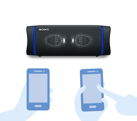 SRS-XB33 特長 : Bluetoothで楽しむ | アクティブスピーカー／ネック