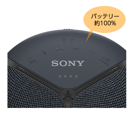 SRS-XB402M 特長 : 便利機能 | アクティブスピーカー／ネック