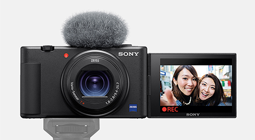 VLOGCAM ZV-1 特長 : Vlogのためのデザイン | デジタルカメラ VLOGCAM