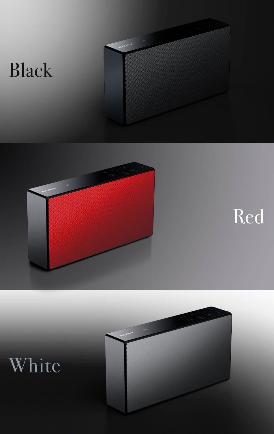 SRS-X5 特長 : デザイン | アクティブスピーカー／ネックスピーカー