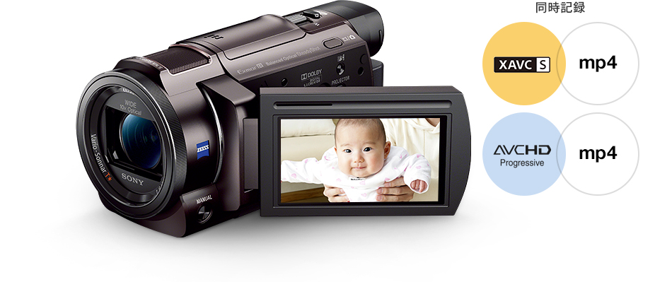 デジタル4K ハンディカム □ SONY FDR-AXP35 【公式通販】