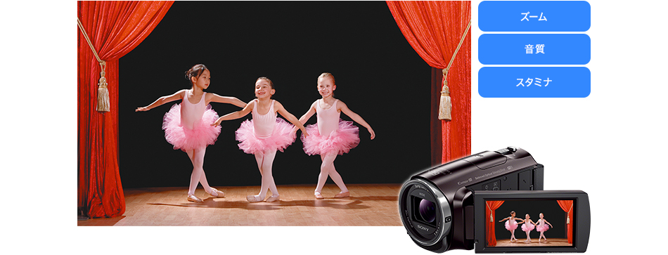 HDR-PJ670 特長 : 便利な撮影機能 | デジタルビデオカメラ Handycam