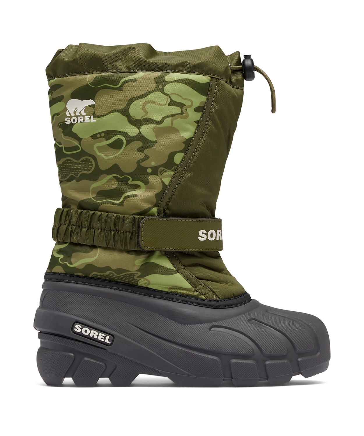 ユースフルーリー ブーツプリント(19 Utility Green Savory)│SOREL