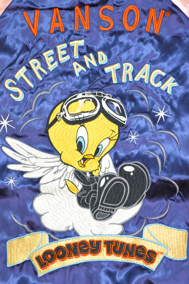 vanson×LOONEY リバーシブルスカジャン vanson LTV-2504 バンソン