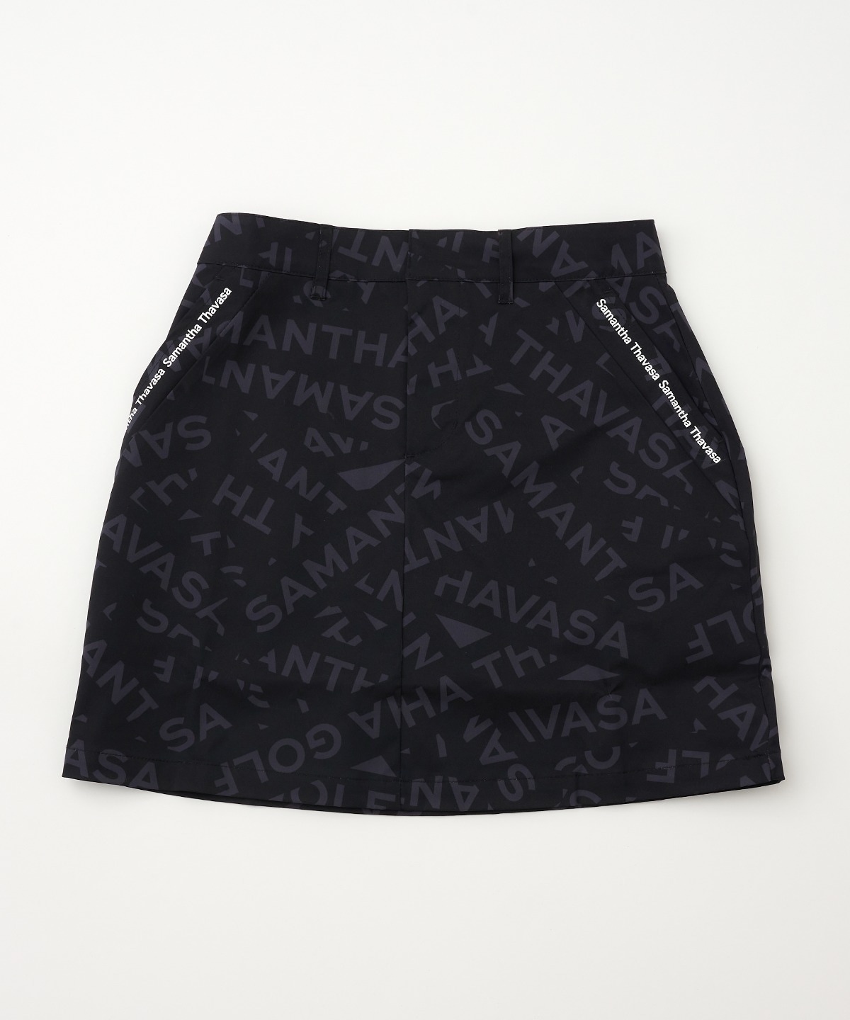 ロゴテープ総柄スカート(40(L) ブラック): Samantha Thavasa UNDER25
