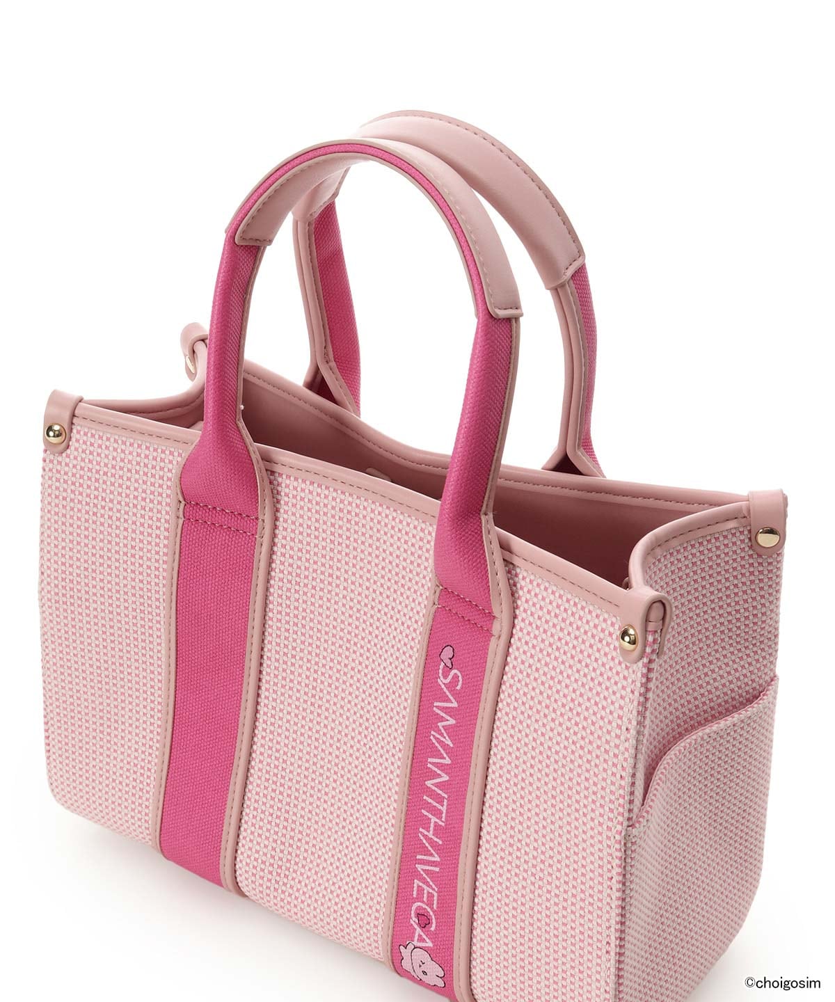 チェゴシム×SAMANTHAVEGA 「うさゴシム」ロゴテープバッグ(FREE ピンク
