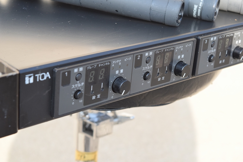 TOA 4波ワイヤレスマイクセット WT-1804/WM-1260｜中古 山陽電子商会