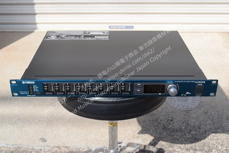 YAMAHA AD8HR 8ch HA ADコンバーター ｜中古 山陽電子商会 第弐録音