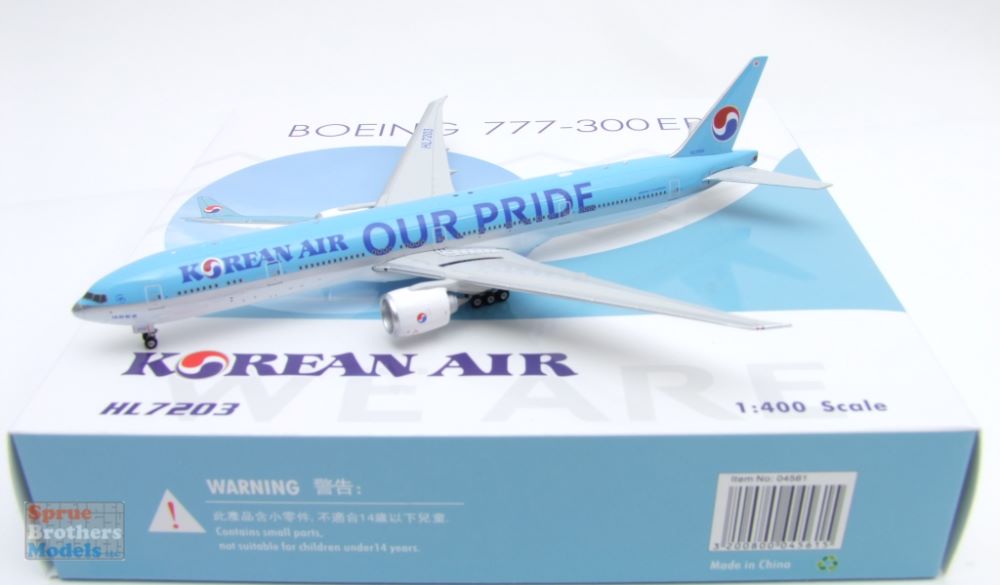 PHX04561 1:400 Phoenix Model Korean Air Boeing 777-300ER Reg