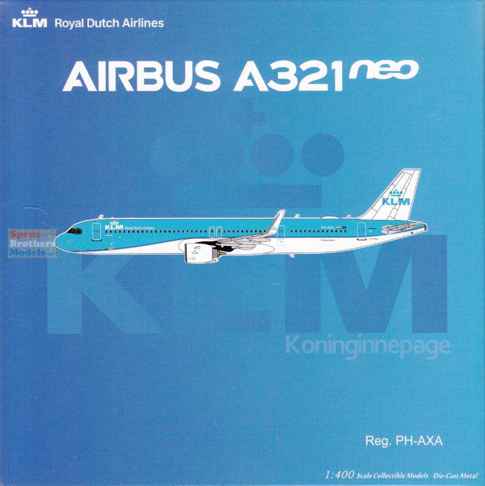 NGM13109 1:400 NG Model KLM Airbus A321neo Reg #PH-AXA