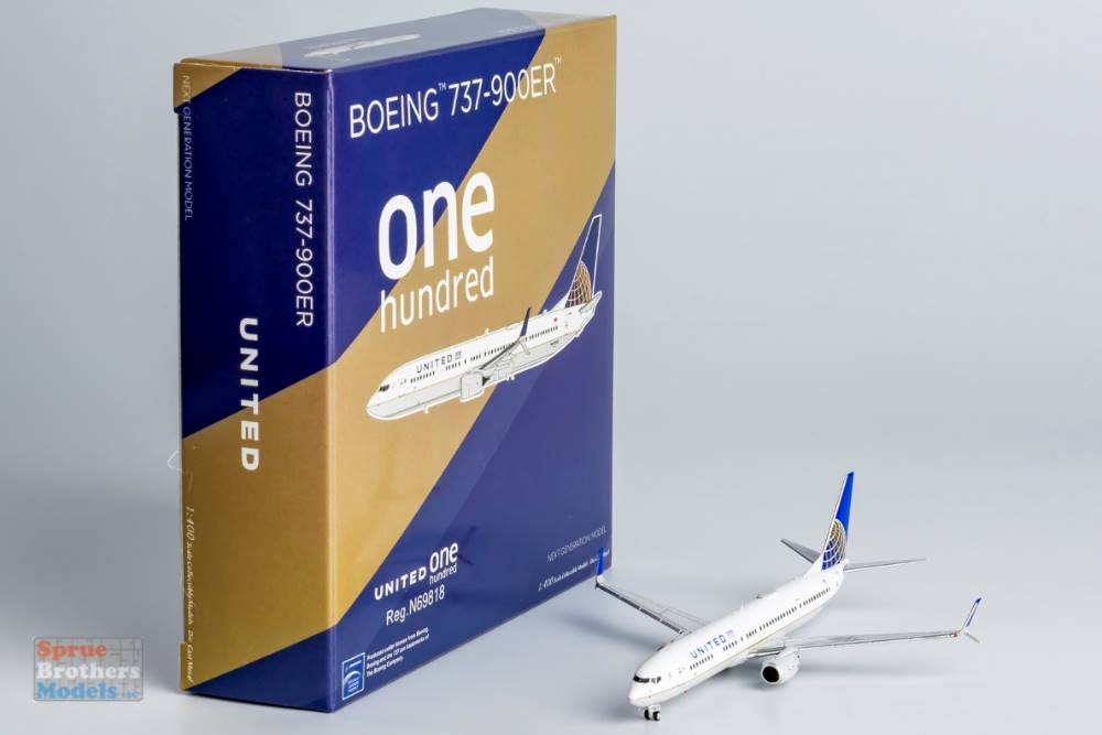 NGM79012 1:400 NG Model United Airlines B737-900ER Reg #N69818