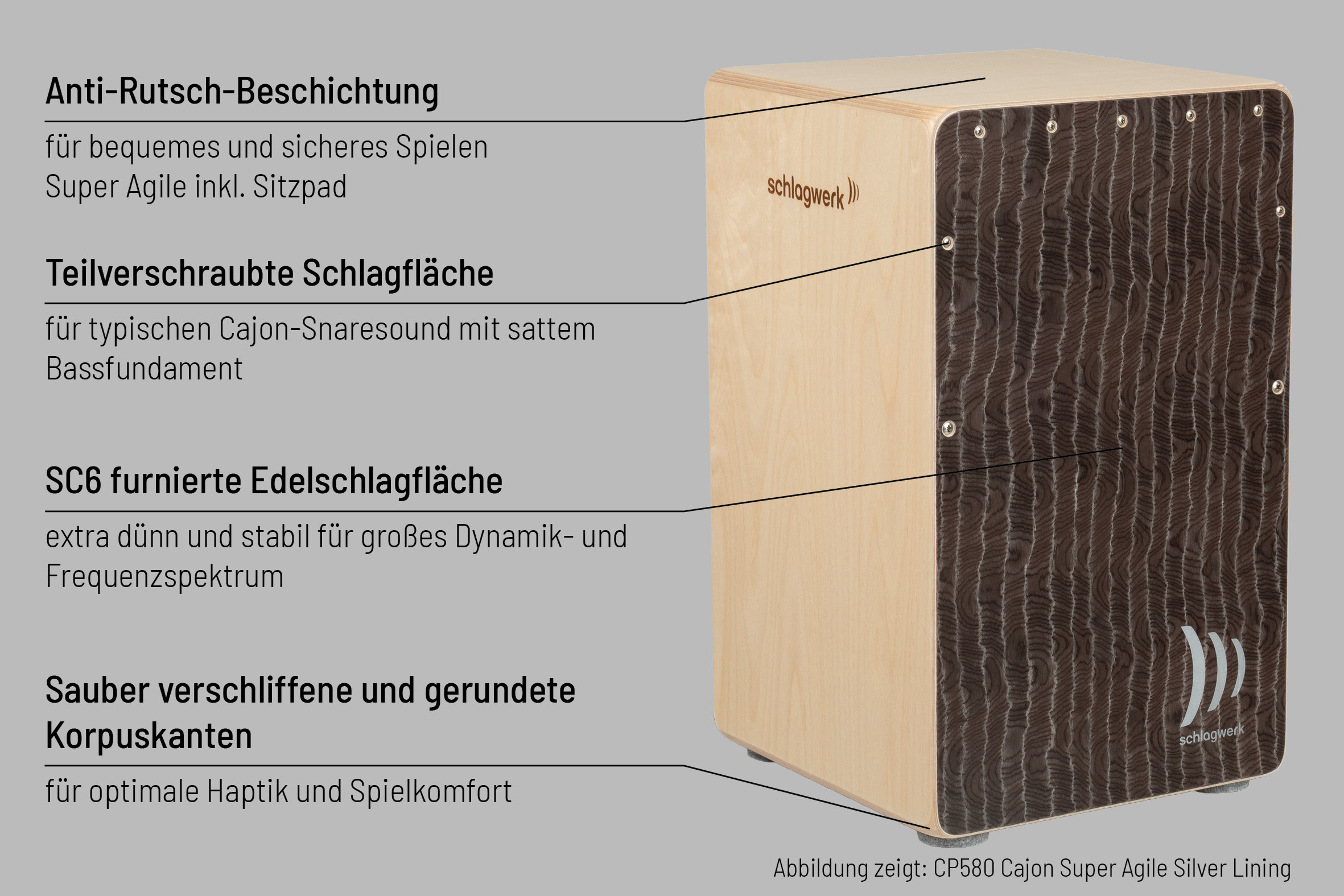Cajon Agile | Cajons | Schlagwerk