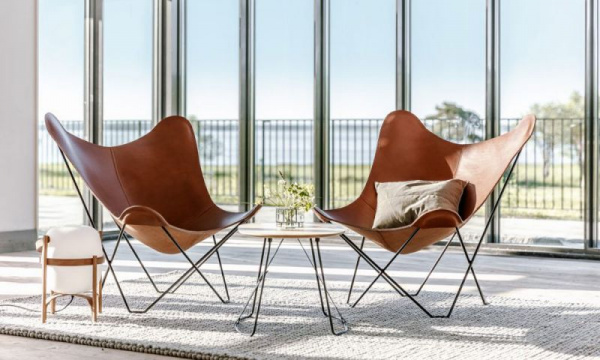 ビーケーエフ バタフライチェア マリポサ / ブラウンCuero（キュエロ