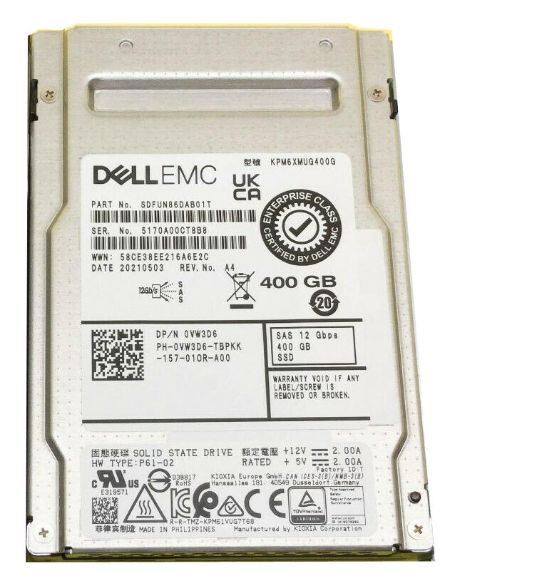 Toshiba PX02SMF040 400GB Mix Use SAS 12Gbps 2.5inch SSD