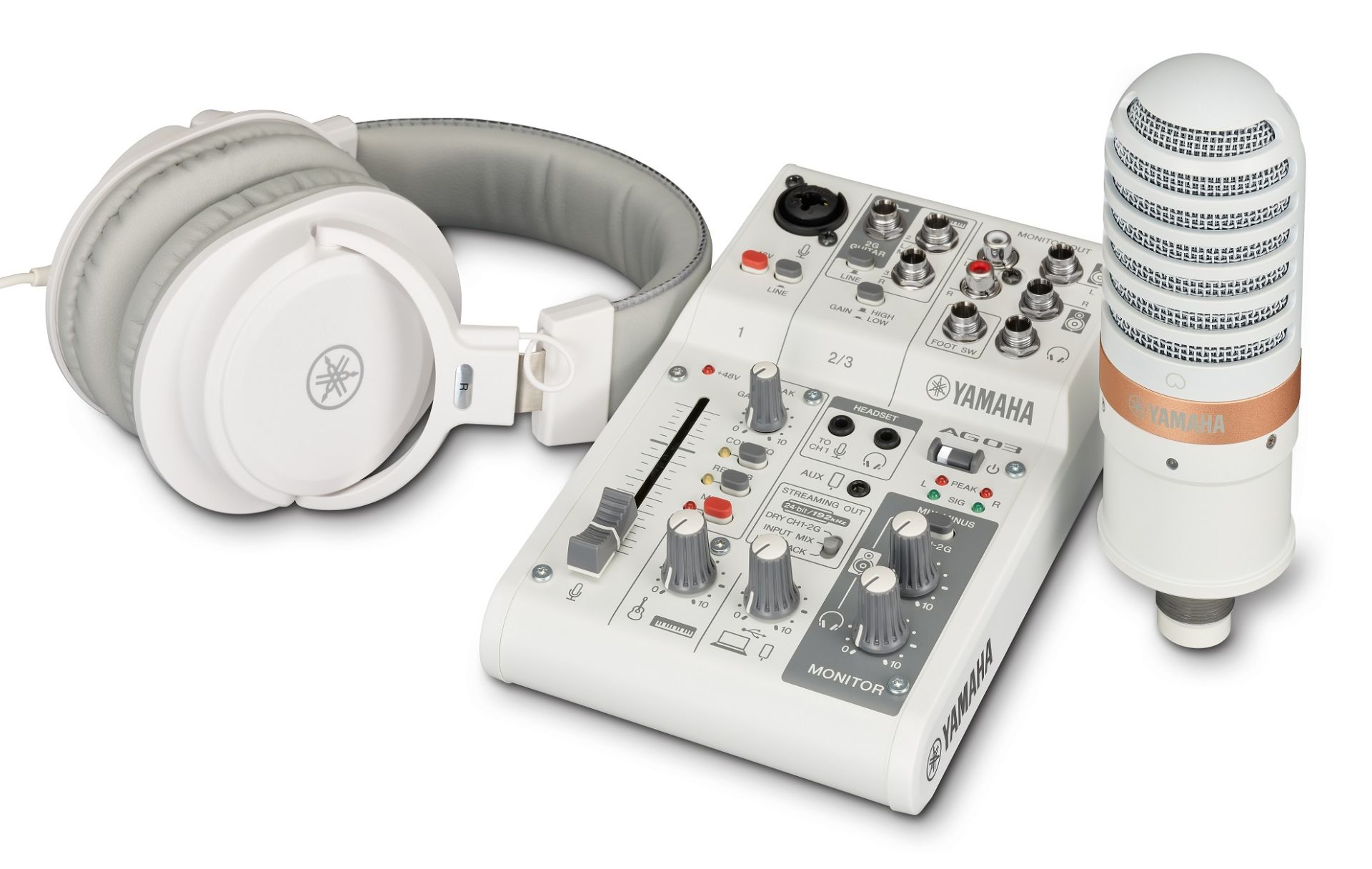 配信機器・PA機器・レコーディング機器 Yamaha AG03MK2 + CUSTOMTRY