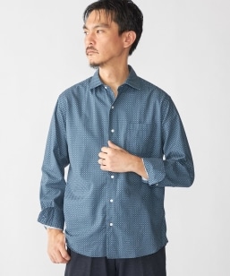 SHIPS Colors:〈洗濯機可能〉プリント ロングスリーブ シャツ｜ SHIPS