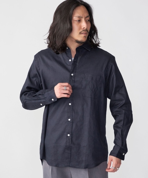 SHIPS: SOLOTEX(R) リネン レギュラーカラー シャツ｜ SHIPS 公式サイト