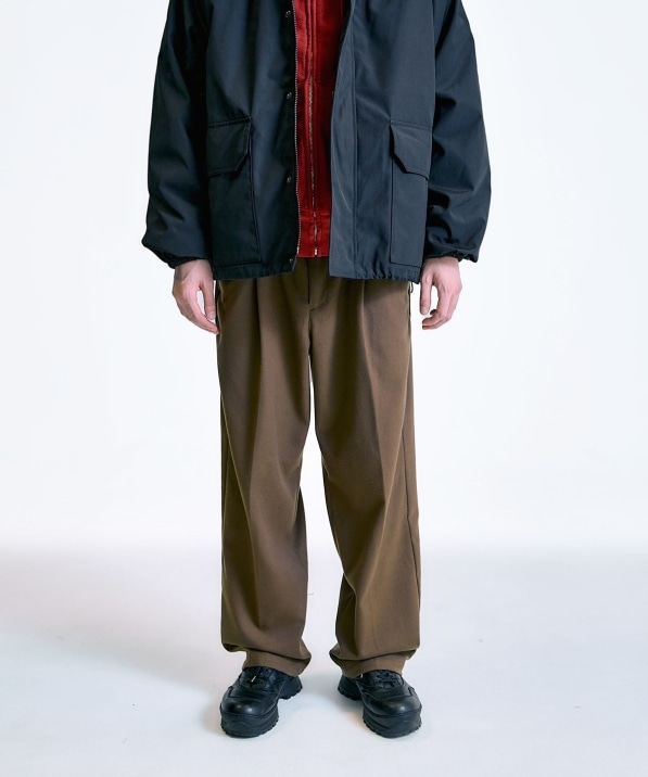 City Ambient Products: T/Rフラノ 2プリーツ ワイドテーパード