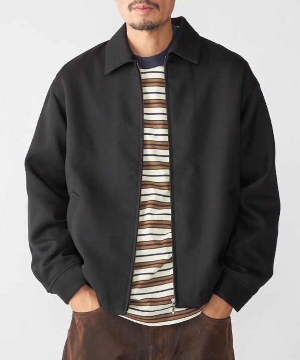 SHIPS:〈手洗い可能〉メランジ ジップ ブルゾン｜ SHIPS 公式サイト