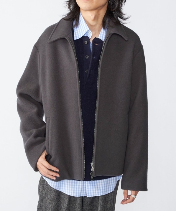 SHIPS: メルトン ジップ ブルゾン｜ SHIPS 公式サイト