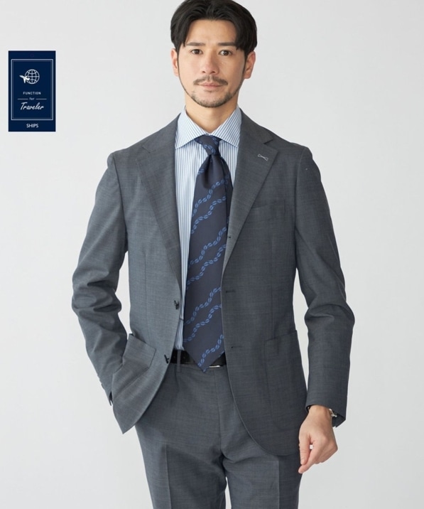 SHIPS:〈セットアップ対応〉ウォッシャブル セットアップ ピンヘッド