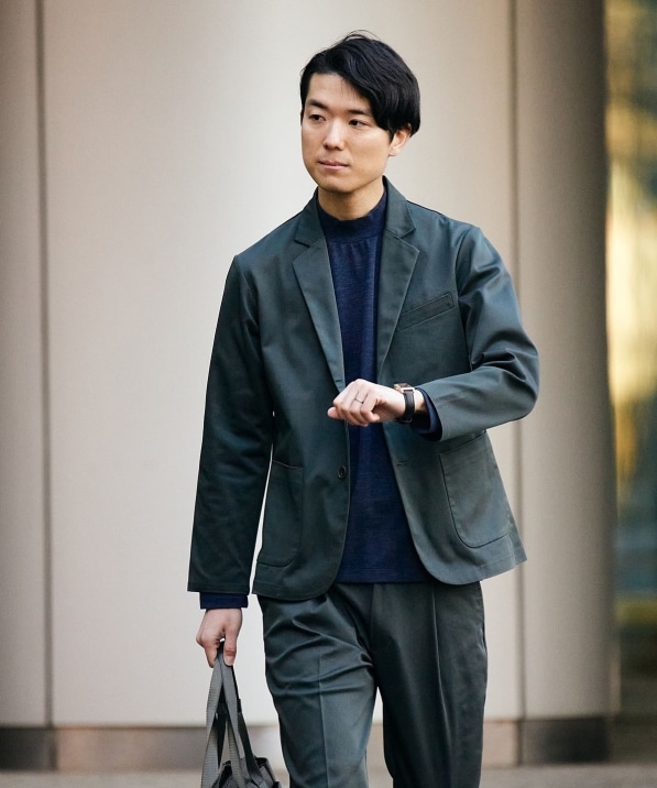 WEB限定】SHIPS:〈洗濯機可能〉サテンストレッチ セットアップ｜ SHIPS