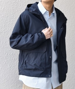 SHIPS any: ウォッシュド デニム ワイドスリーブ ジップ ブルゾン