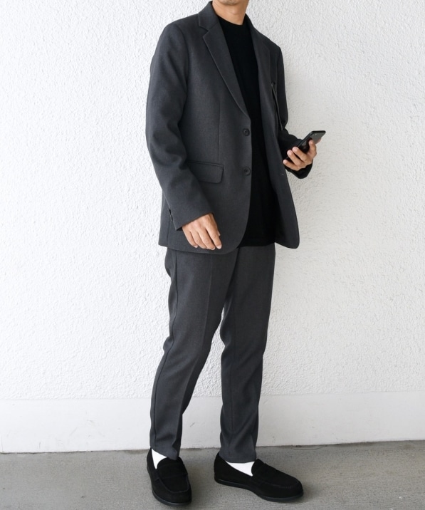 SHIPS any:〈洗濯機可能〉ウールライク ストレッチ セットアップ