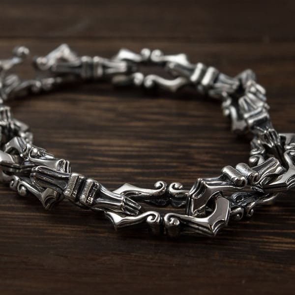 送料無料 【D.four】 シルバーブレスレット [DF-061]