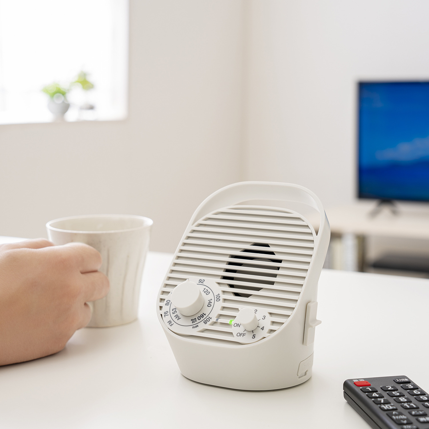 プラスマイナスゼロ かんたん接続＆操作！ ラジオも聞ける テレビ用