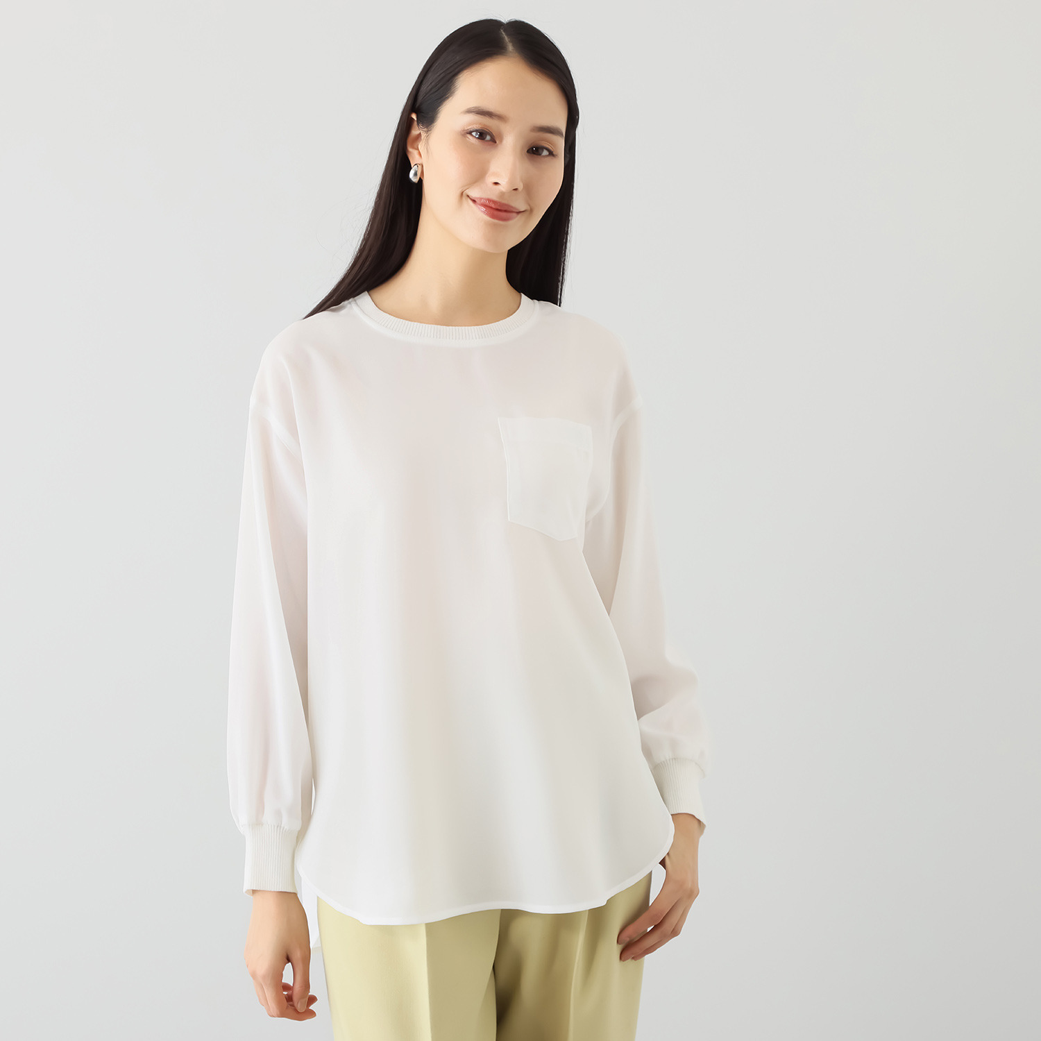 ディアルマ シーズンレス ジョーゼットブラウス- ショップチャンネル