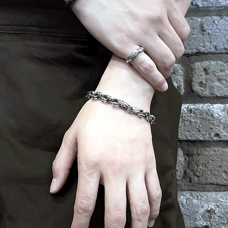 エフエーエル F.A.L FAL シルバー ブレスレット マージ ブレスレット