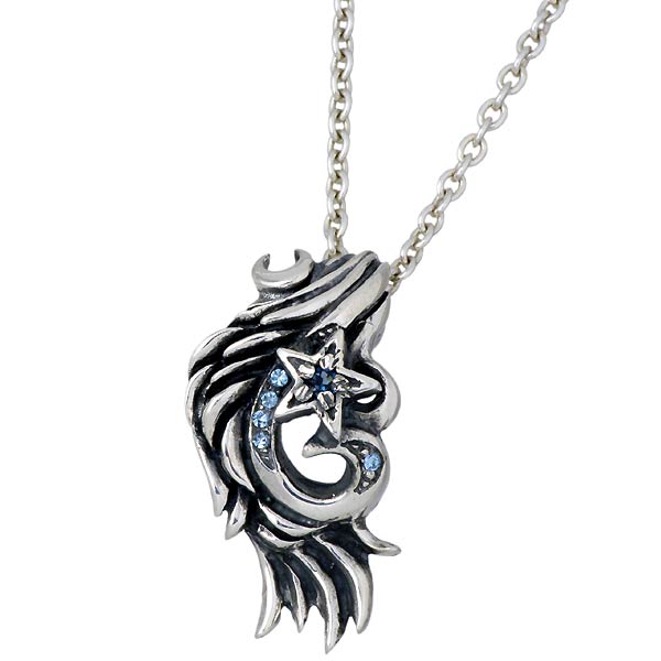 WOLFMAN B.R.S(ウルフマンB.R.S) フェザー スター L シルバー