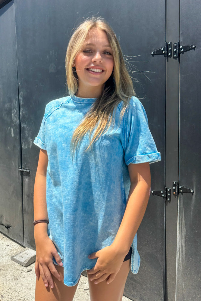 SALSATION Oversized French Terry Top Oversized French Terry Top