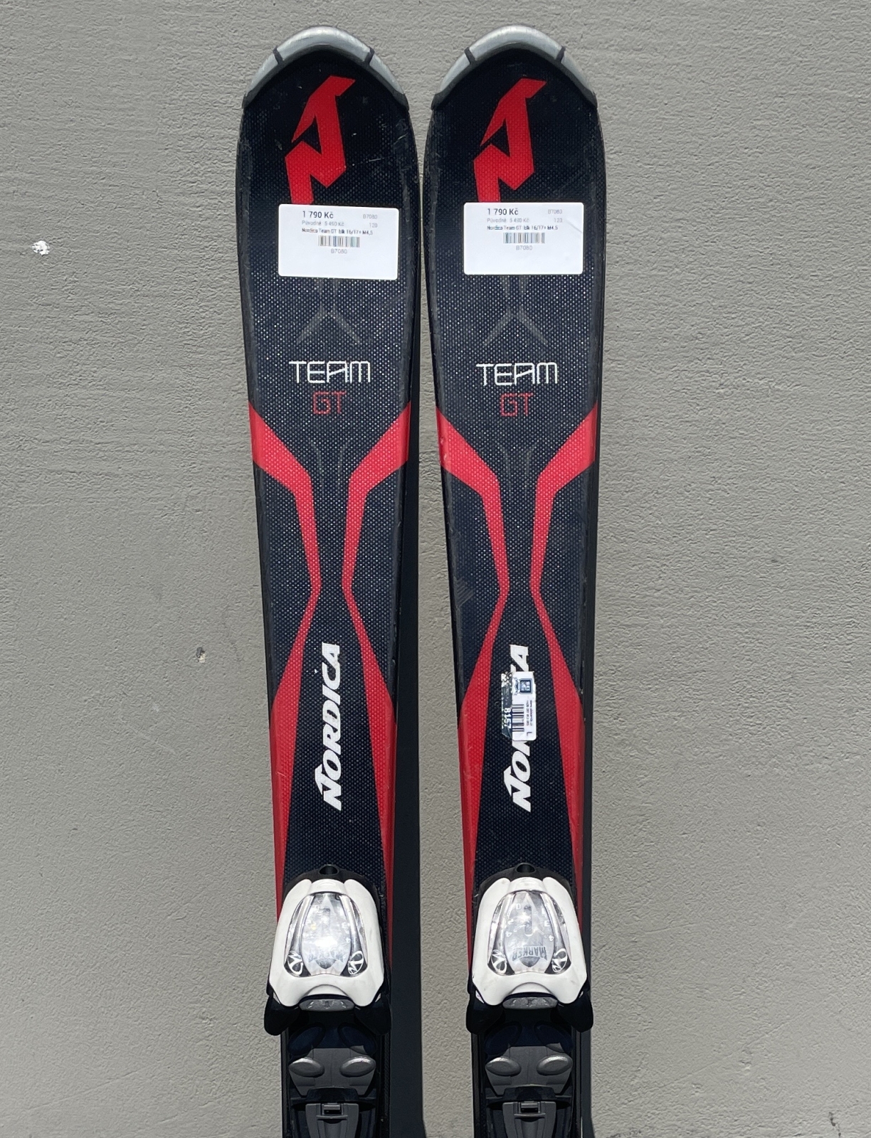 Used - Nordica Team GT 16/17 Kids Skis + M4.5 Bindings - Length