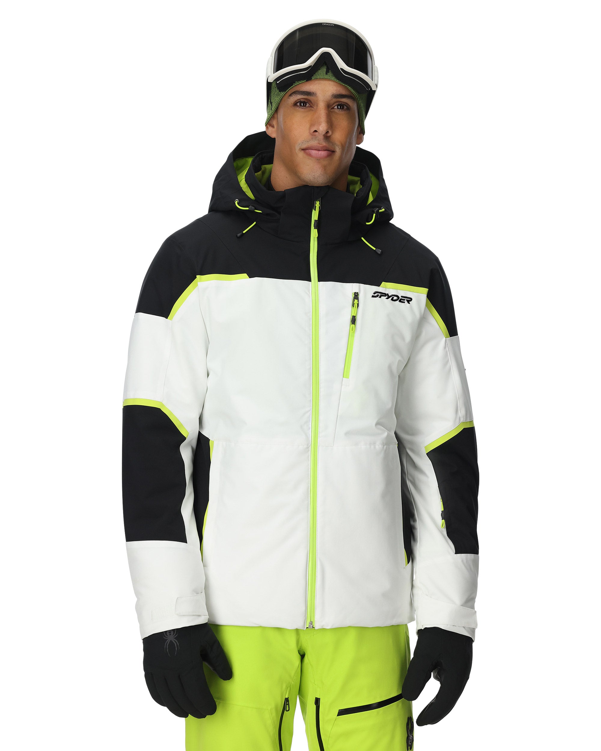 Mens Chambers Jacket - White – Spyder