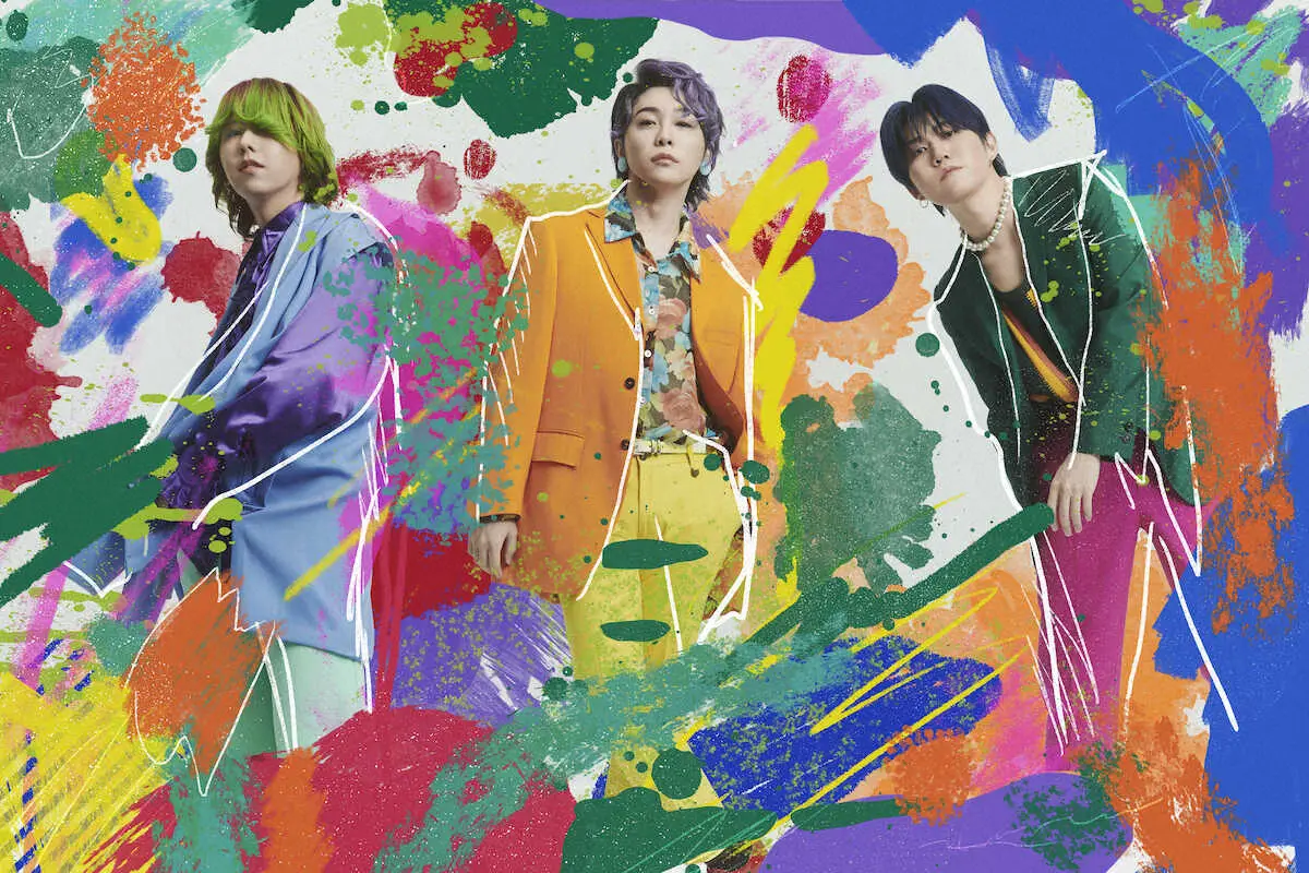 Mrs. GREEN APPLEの（左から）藤澤涼架、大森元貴、若井滉斗