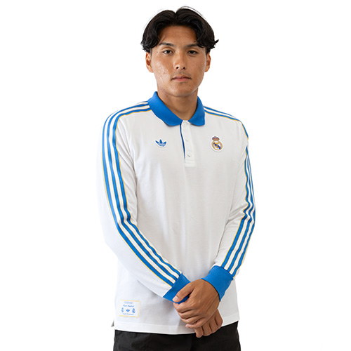 レアル・マドリード TERRACE ICON 長袖ポロシャツ／サッカーショップKAMO