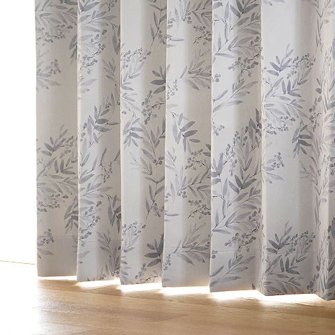 Garden in PARIS ガーデンインパリス 厚地カーテン【AH5004】フォイユ