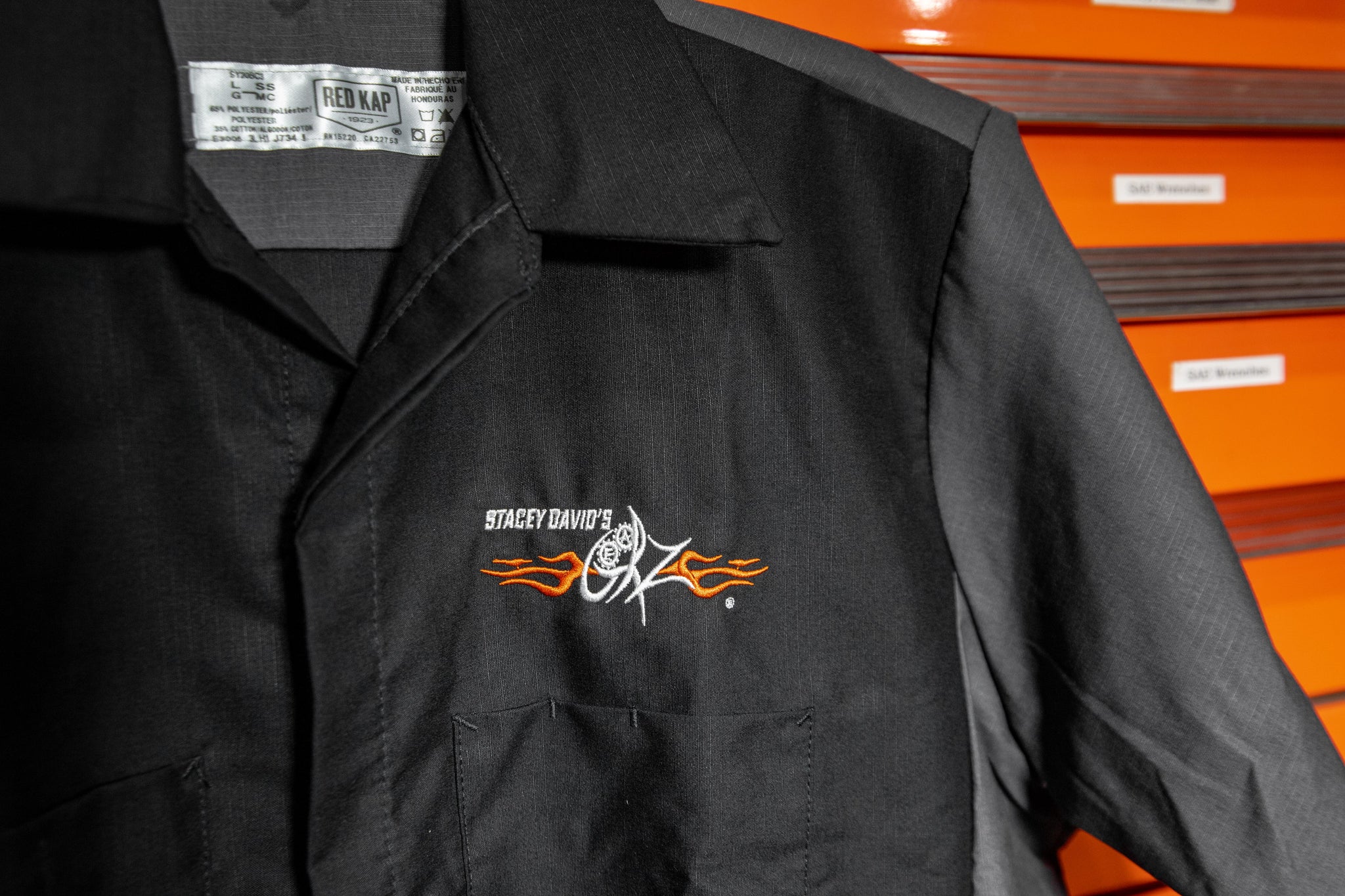 Gearz Red Kap Short Sleeve Work Shirt w/ Embroidered Logo - Stacey