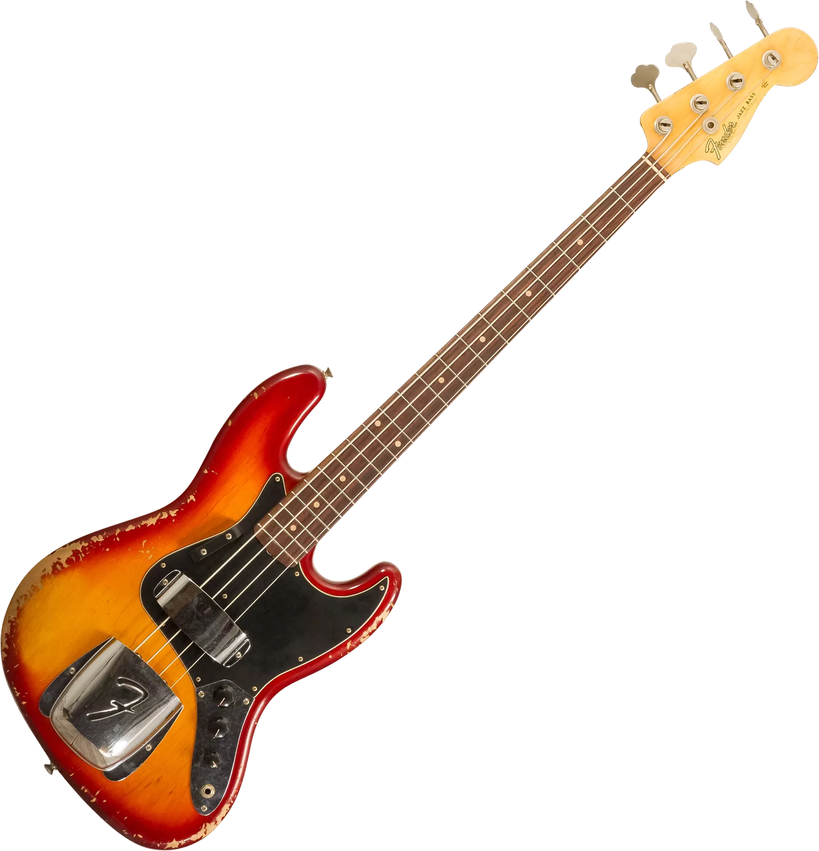 Fender Custom Shop 1964 Jazz Bass #R137642 - heavy relic cherry