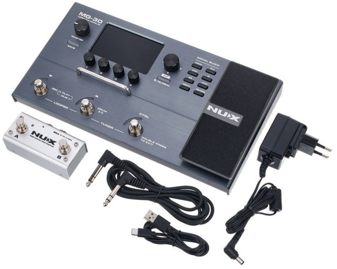 Nux MG-30 Guitar & Bass Versatile Modeler Guitar amp modeling