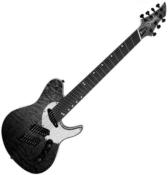 Ormsby TX GTR Exotic 7-string - dahlia black Multi-scale guitar