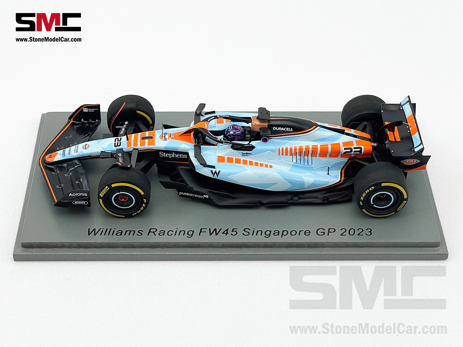 Williams F1 FW45 #23 Alexander Albon Singapore GP Special Livery