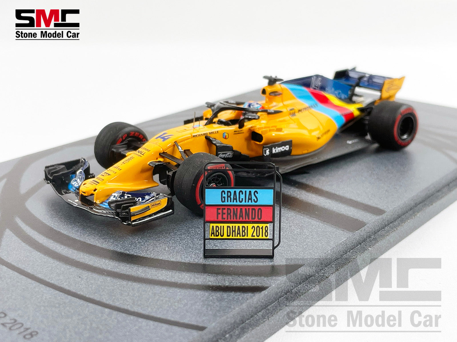 McLaren F1 MCL33 #14 Fernando Alonso Abu Dhabi GP 2018 1st