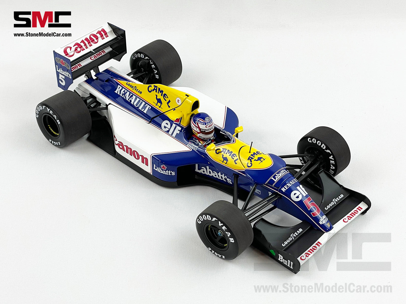 Williams F1 FW14B #5 Nigel Mansell 1992 World Champion 1:18