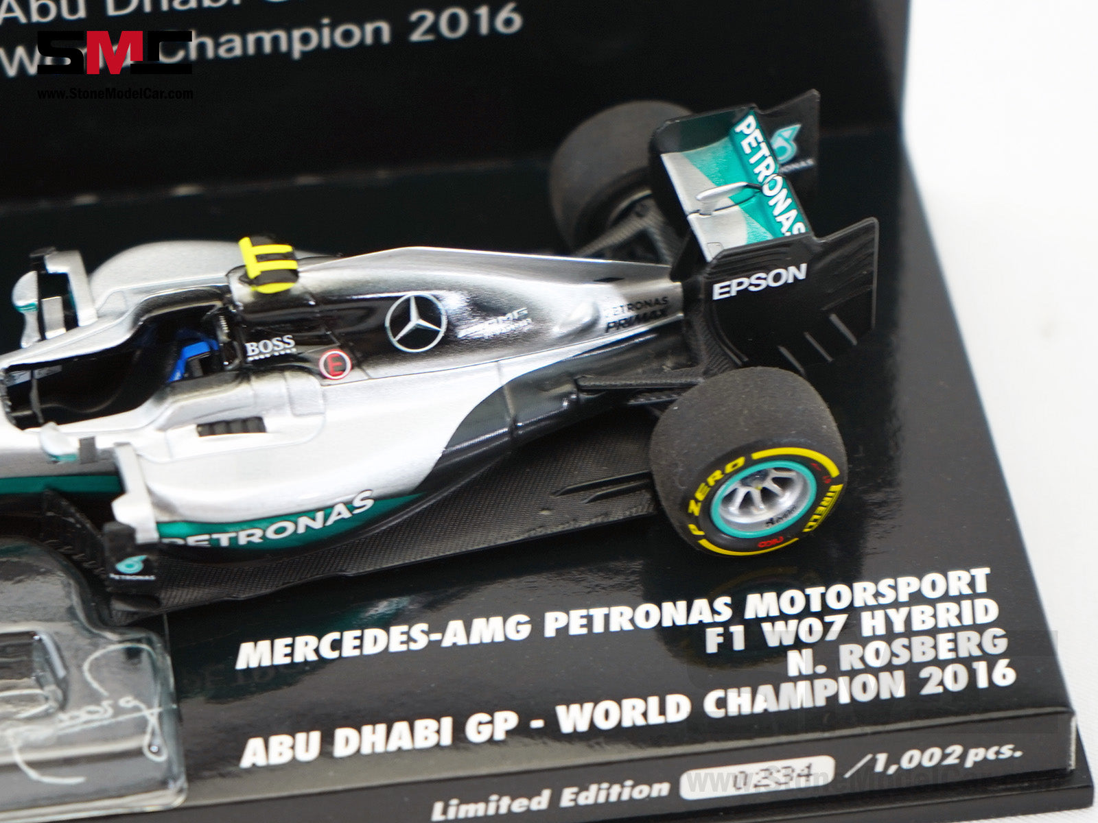 Mercedes F1 W07 #6 Nico Rosberg Abu Dhabi GP 2016 World Champion