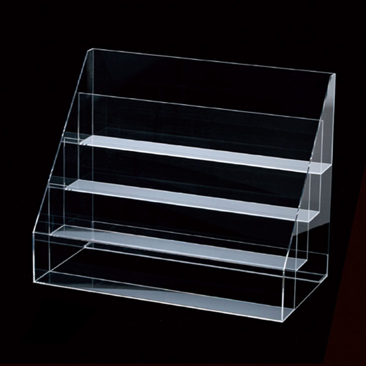 透明アクリル陳列ケース(前面引き違い戸) 幅45cm