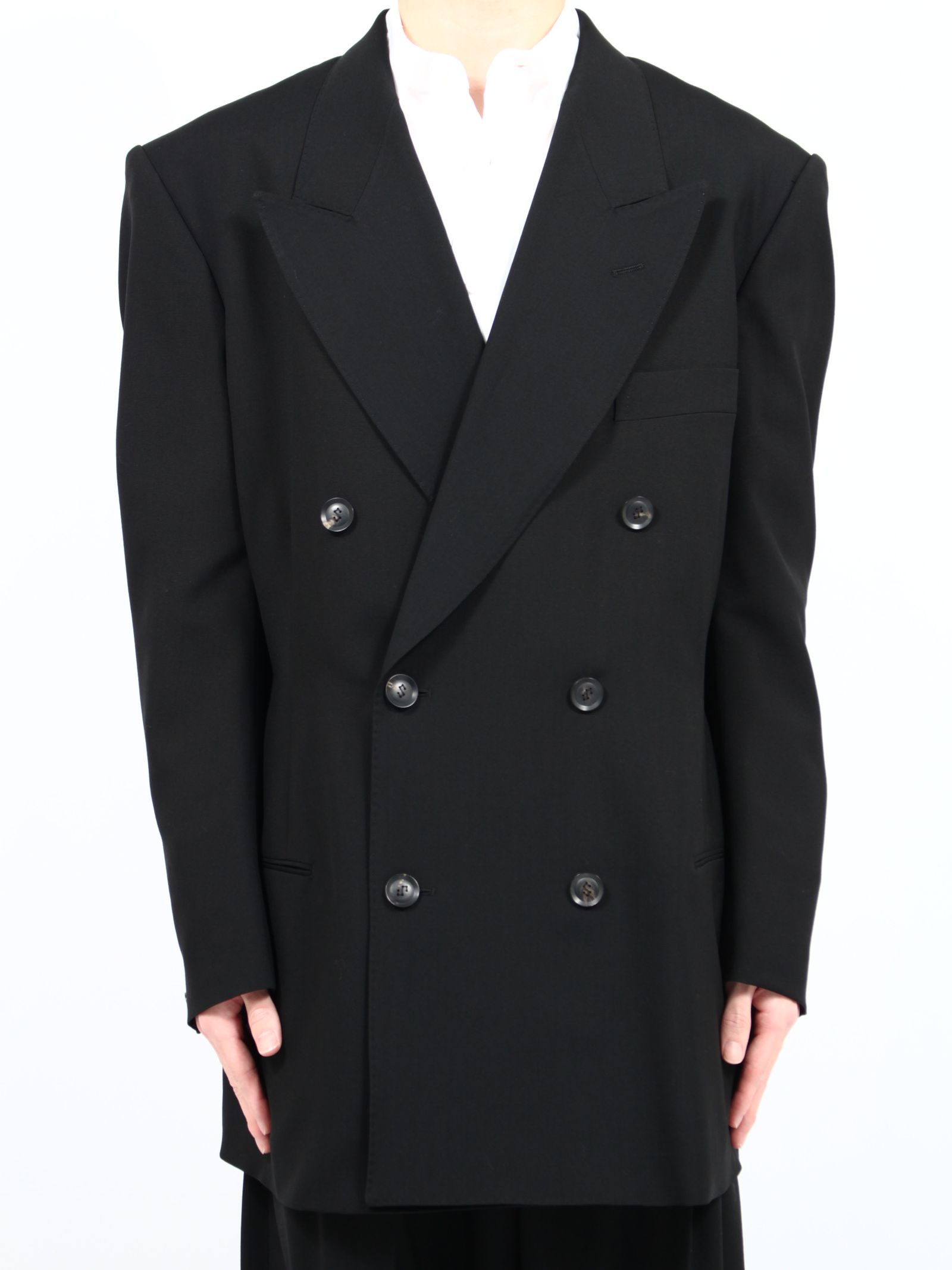 SOSHIOTSUKI - 【25SS】6ボタン ダブル シェイプド ジャケット / 6B